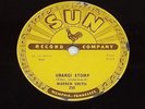 Warren Smith Ubangi Stomp/Black Jack David 1956 Rockabilly 78 rpm SUN Record 250