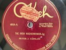 Irish-78 RPM-Peter J. Conlon-The Irish Washerwoman/Stack of Barley-Accordion-EX