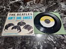 The Beatles - picture sleeve 45 - ain't she sweet - ATCO VG+ free shipping