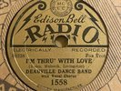 DEAUVILLE DANCE BAND I'm thru' with love Edison Bell Radio 1558 8