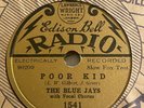THE BLUE JAYS Poor Kid Edison Bell Radio 1541 8