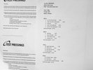NEIL YOUNG - TIME FADES AWAY TOUR - Test Pressing DLP