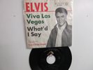 ELVIS PRESLEY ' HIT 45+PICTURE SLEEVE [VIVA LAS VEGAS/WHAT'D I SAY]  1964
