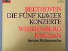 D009 Beethoven 5 Piano Concertos Weissenberg Karajan 4LP EMI 1C 157-53 060/63 Q