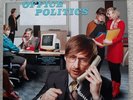 THE DIVINE COMEDY OFFICE POLITICS 2LP LIMITED WHITE & BLUE VINYL SIGNED PRINT