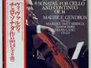 MAURICE GENDRON VIVALDE:6SONATAS FOR CELLO ANS PHILIPS X8613 JAPAN OBI LP