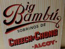 CHEECH & CHONG BIG BAMBU VINYL WITH ROLLING PAPER IN VINYL IN GREAT CONDITION