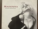 Madonna Crazy For You 12” UK 1991 Reissue  Vinyl EX  Into the Groove  Remix