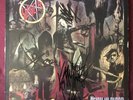 SLAYER Reign In Blood (LP1986 Geffen) signed HANNEMAN ARAYA KING Made In Germany
