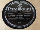 Vintage 78 New Orleans Rhythm Kings Paramount 10187 M- Livery Stable Blues