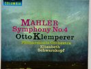KLEMPERER SCHWARZKOPF - MAHLER Symphony No. 4 - LP SAX Columbia UK