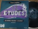 JEANNE-MARIE DARRE / CHOPIN 12 etudes op.25 / PATHE DT 1.017