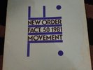 New Order Movement Vinyl Record Fact 50 1981 First Pressing. Free Shipping