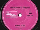 FOUR TOPS 45 YESTERDAY'S DREAMS - VERY RARE 1968 NEW ZEALAND 7