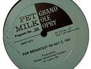 Grand Ole Opry Pet Milk Radio Broadcast Vinyl LP May 5 & 12 1961