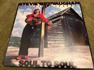 Stevie Ray Vaughan & Double Trouble Soul to Soul ORIGINAL 1985 LP Signed