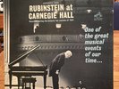 Arthur Rubenstein at Carnegie Hall RCA Victor Red Seal 1962 LP.  LM/LSC-2605.