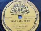 Elvis Presley VERY RARE PHILIPPINES SUN YELLOW 78 'THAT'S ALL RIGHT. Low start