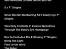 Beady Eye (Liam Gallagher) - Singles Box Set (Limited Edition Box Set - Silver)