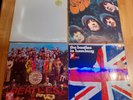 4 LP´s The Beatles. White Album, St. Peppers, Beatles in Hamburg, Rubber Soul