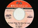Northern Soul 45 - Lee Rogers - Make You Laugh - Wheelsville VG+ s/sided promo