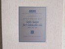 Rare - Fournier Bach 6 suites Archiv sapm  Ed 1 Stereo Label - NM