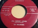 DU MAURIERS baby i love you / all night long FURY 1011 rare DOO-WOP R&B 45 vg+