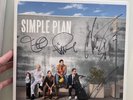 Simple Plan HARDER THAN IT LOOKS SIGNED YELLOW TRANSLUCENT VINYL x/400 NICE AUTO