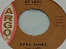 Etta James - At Last/I Just Want To Make Love To You 45 *1961 Argo Records #5380