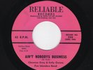 NY Blues CLARENCE GRAY/KELLY OWENS Ain't Nobody's Business/Blood Shot Eyes HEAR