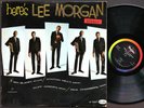 LEE MORGAN Here's Lee Morgan LP VEE JAY LP 3007 US 1960 Wynton Kelly Art Blakey
