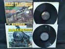Roy Acuff Great Train Songs / Railroad Sounds of an era Vinyl LP records lot- 2