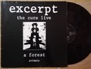 THE CURE EXCERPT - THE CURE LIVE Vinile 12 /45 Rpm Germany '84 Fiction 881 448-1
