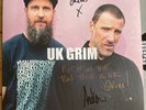Sleaford Mods – UK Grim - Personalised Put it in the bin SIGNED Silver Vinyl LP