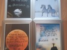 Ian McCulloch FOUR hand signed A4 lyric cards Echo & the Bunnymen SOLD OUT RARE