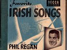 PHIL REGAN  FAVORITE IRISH SONGS, DECCA RECORDS 1941, 4 RECORD SET, SHELLAC
