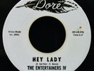 THE ENTERTAINERS IV Hey Lady + Claire De Looney Soul 45 From 1967  DORE #788