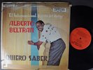 ALBERTO BELTRAN Quiero Saber LATIN LP TROPICAL RED LABELS