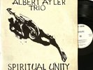 Albert Ayler Trio Spiritual Unity Vinyl LP Italy ESP Disk Base Record ESP 1002