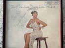 Framed THE FABULOUS JOSEPHINE BAKER LP / SIGNED 1964  NO RECORD