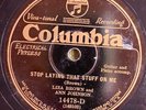 Columbia 14478D Liza Brown & Ann Johnson TAKE A LITTLE BIT  Blues 78rpm 1929 EE-
