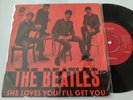 Mega rare The Beatles single 45 She Loves You Red R 5055 Sweden VG+/VG+