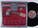 EAGLES Live ASYLUM 2XLP VG+ embossed gatefold with poster e