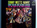 SONNY ROLLINS+COLEMAN HAWKINS SONNY MEETS HAWK RARE ORIG '63 RCA STEREO LP DG 1S