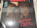 Ramones ‎– Brain Drain 1989 Sire Vinyl LP Orig W/Hype * Promo Flat Still Sealed*
