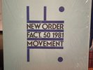 New Order Fact. 50 1981 Movement UK LP Vinyl Record in Shrink Post Punk New Wave