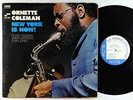 Ornette Coleman - New York Is Now LP - Blue Note VG++