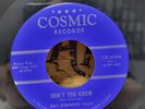 ROCKABILLY OHIO TEEN 45 - RAY DOMINGO- DONT YOU KNOW b3