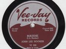 BLUES 78:JOHN LEE HOOKER/MAUDIE/I'M IN THE MOOD/Vee-Jay VJ 308/excellent cond.