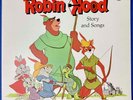 Robin Hood Story + Songs US Soundtrack Vinyl LP Walt Disney MINT 1973